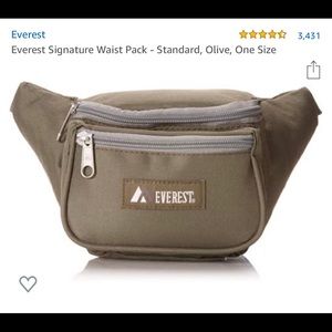 Olive green fanny pack